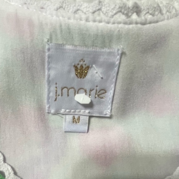 NWOT J Marie embroidered Tiered Maria Dress Size  Medium - Picture 9 of 10